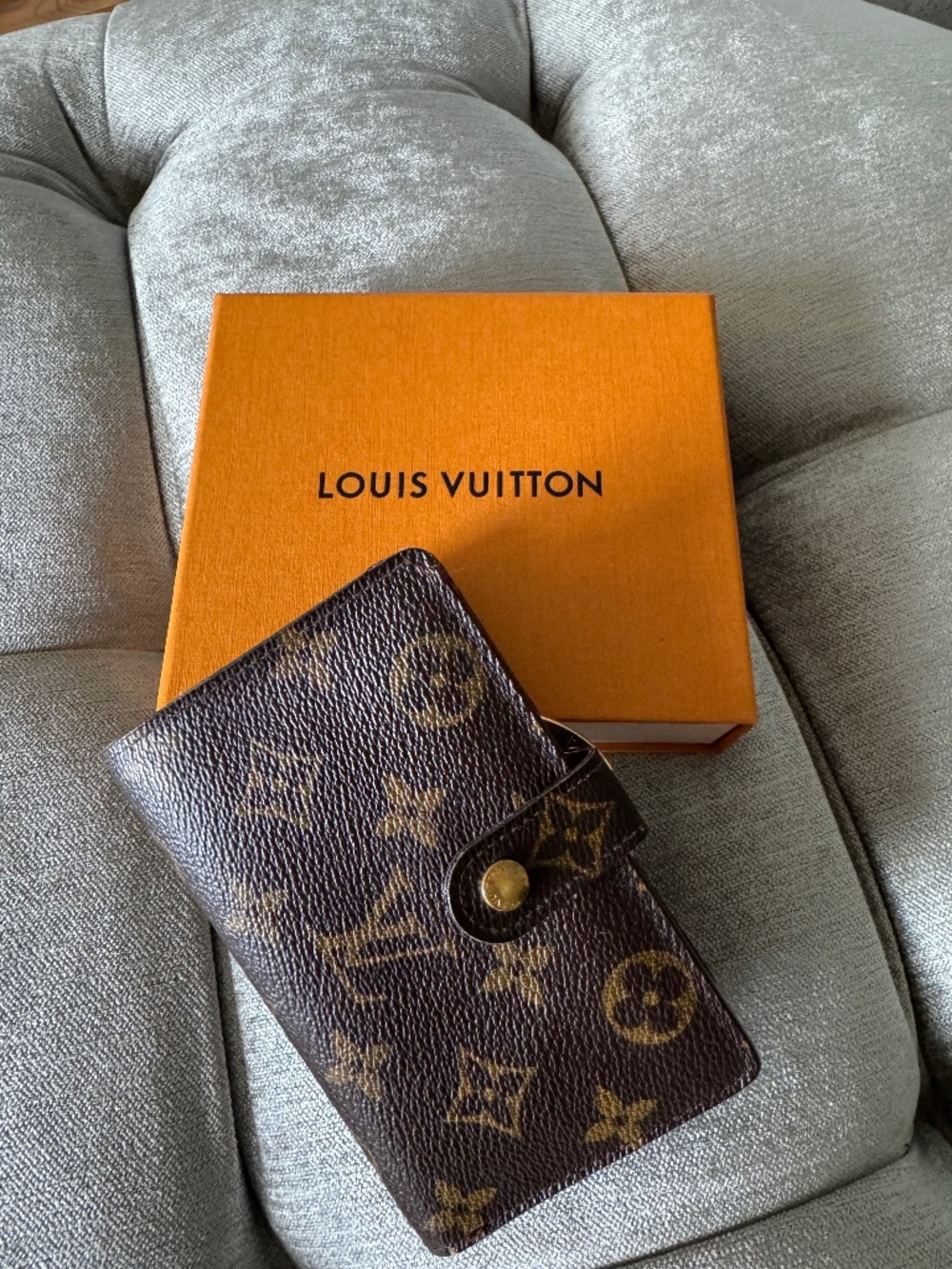Vintage Louis Vuitton Portefeuille Viennois wallet with box